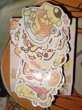 Product Review of 60Pcs/Box Cartoon Handbook Sticker Set Cute Waterproof PVC Stickers Students DIY Decorative Material from ** 2