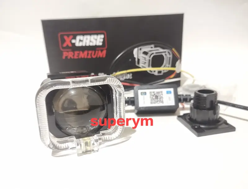 lampu utama Biled Mini 3 warna plus devil APP 1,5 INCH X1 x case original 1