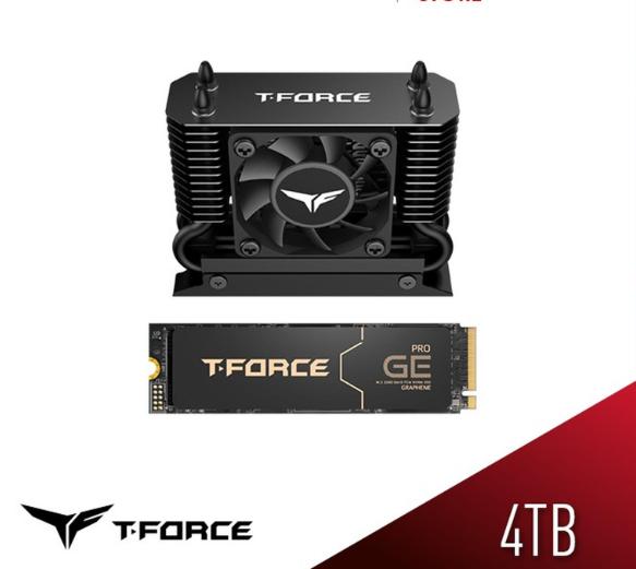 Gambar Teamgroup SSD T-FORCE GE PRO 4TB PCIe Gen5x4 with NVMe + AirFlow dari STAR17 COM Kota Administrasi Jakarta Selatan Tokopedia