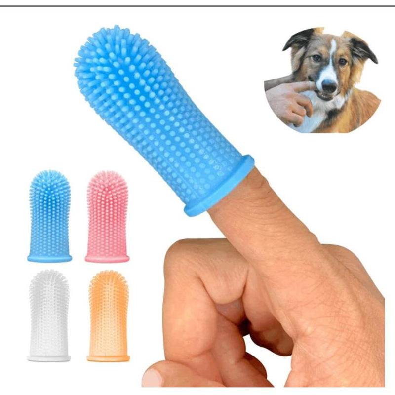 Product Introduction of Dog Super Soft Pet Finger Toothbrush Teeth Cleaning Bad Breath Care Nontoxic Silicone Tooth Brush Tool Dog Cat Cleaning Supplies 9