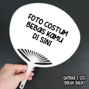 Hand Fan, Kipas Kerang, Kipas Tangan Custom, Kipas Promosi, Souvenir Kipas, Merchandise