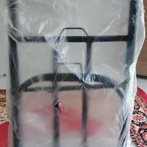 Troli Lipat Bawa Air Galon Troley Besi Kardus Dorong Roda Portable Serbaguna Kuat Free Tali