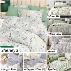 Cover Duvet / Quilt Duvet Ukuran 120 150 160 200 210 220 230 Katun Motif Modern Anak Dewasa Minimalis Abstrack Abstrak Kotak Garis Bunga Daun Cantik Elegan Karakter Lucu Untuk Hotel Penginapan Kado Nikah Unisex Cowok Cewek Laki Perempuan