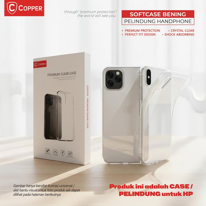 Gambar Copper Softcase Bening / Clear - Kompatibel untuk Realme 8 dari Copper Official Balikpapan Kota Balikpapan Tokopedia