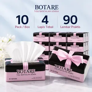 【HOT SALE Botare Tisu】 Bantalan Udara 10pcs 4 Lapis Tebal 140mmx175mm Ekonomis Paket Hemat Menduku Berkualitas