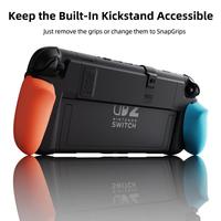 Gambar Skull & Co. x SAVAGE RAVEN Neo Grip Case Neon Blue Red Bundle Maxcarry Case Black for Nintendo Switch 2 / With Replaceable Ergonomic Grip Case Dockable Cover and Hardshell Storage Bag for Switch 2 / NS2 / Switch2 dari Liberty Game Store Kota Administrasi Jakarta Utara 2 Tokopedia