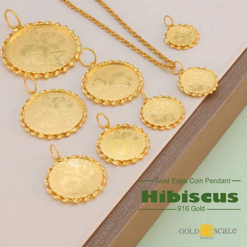 916 Gold Pendant Gold Scale Jewels(41)