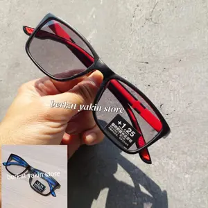 kacamata baca fotocromik Z51020 lensa plus 0.50 s/d plus 4.00 free box,lap & spray