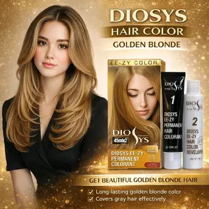 GOLDEN BLONDE  Pewarna Rambut DIOSYS Aman & Mudah Dipakai 45ml Warna Rambut Trendy