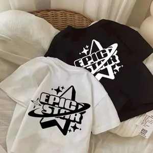 Kaos Anak Laki laki dan Perempuan Usia 1-13 Tahun Motif Epic Star Kaos Anak Bahan Katun Fashion Anak Cewek Cowok
