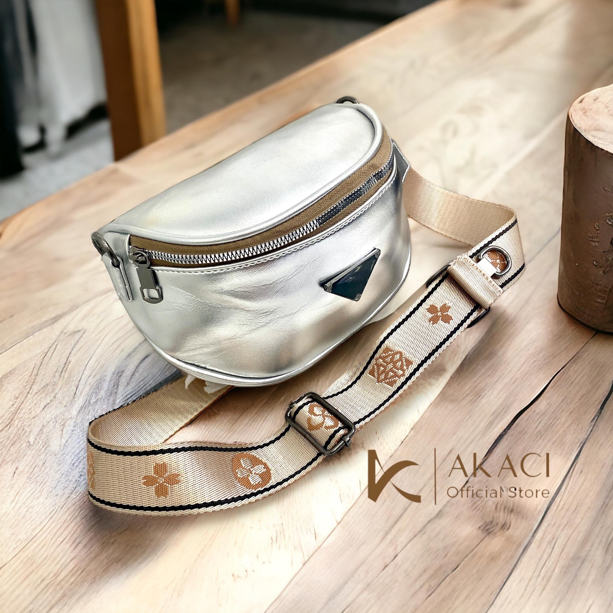 Akaci store | Cangki Tas selempang bahu 09-8271 Bahan Ms 1 Ruang kekinian slingbag pesta ibu murah Terbaru bumbag Wanita