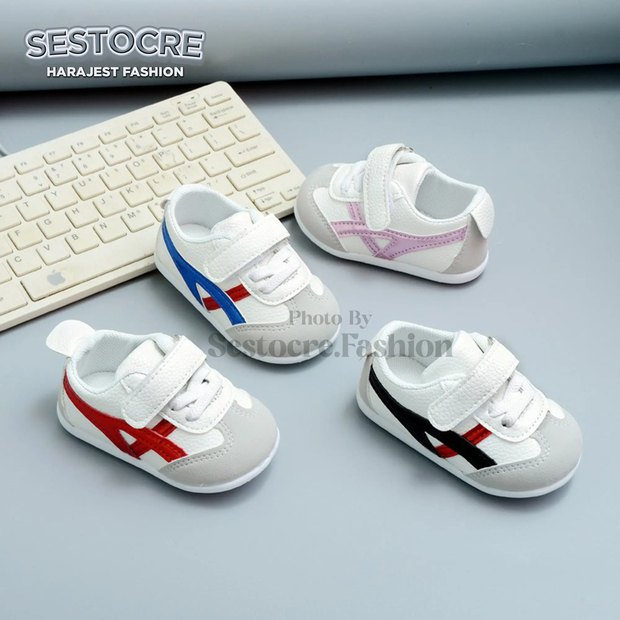 Sepatu Bayi Prewalker Unisex Casual Nyaman di Kaki Usia 0 - 12 Bulan Sepatu Bayi Anak Laki-Laki dan Perempuan - Bisa COD Bayar Ditempat
