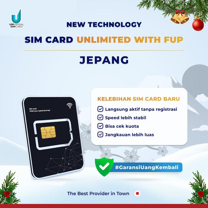 Gambar UniSim Simcard Jepang Unlimited (FUP 3GB/Hari) Provider Softbank - 4 Hari dari Uni Sim Kota Tangerang Tokopedia