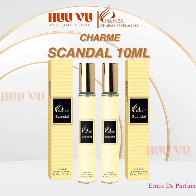 CHARME PERFUME - COMBO 2 Nước Hoa Nữ Charme Scandal De Paris 10ml Perfume Xịt Thơm Cosmetic Women