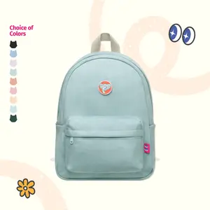 Paddy Medium Basic Suede Backpack - Paddybag Tas Ransel Sekolah Serbaguna