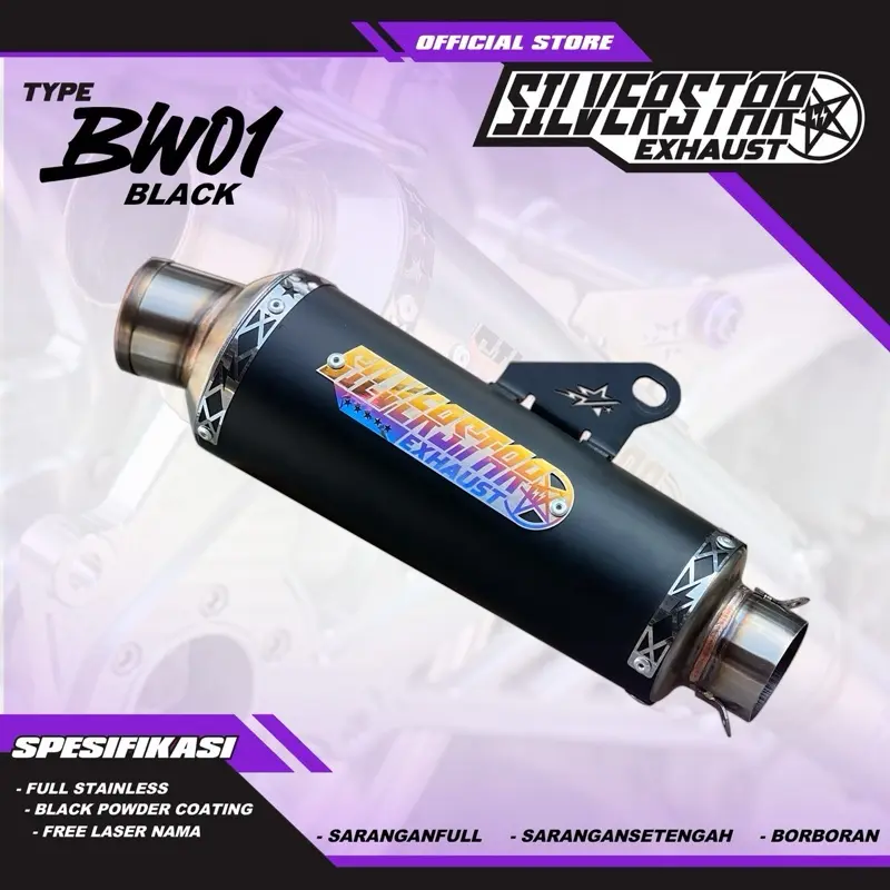 (Silincer Only) Silverstar Exhaust Type BW01