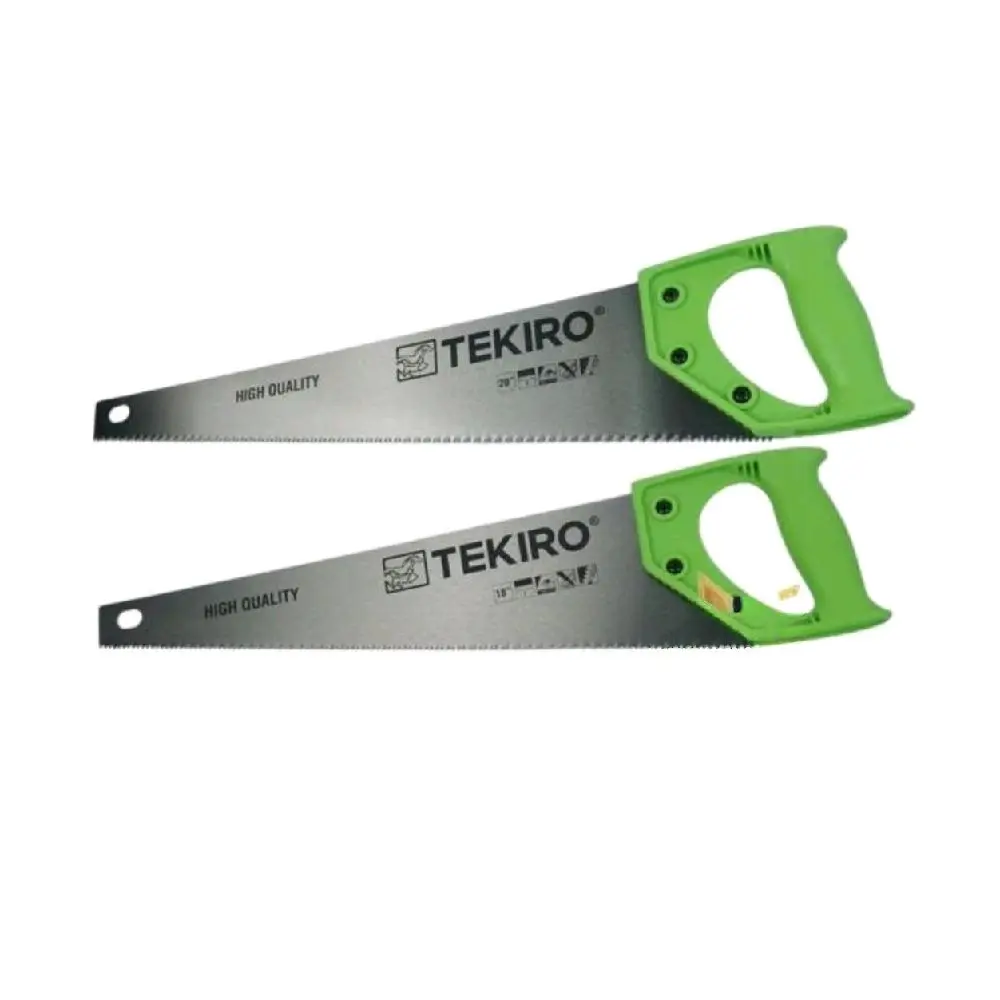 TEKIRO Gergaji Tangan Gagang Plastik 7TPI / Gergaji Potong Kayu Gagabg plastik 18 inch / 20 Inch