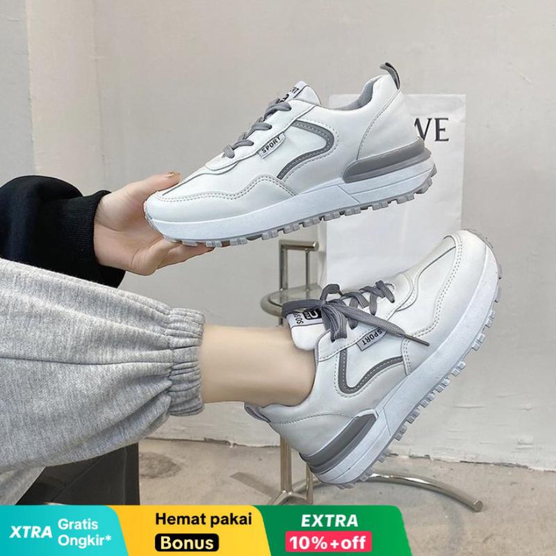 SR Sepatu Sneakers Kasual PHARSA Wanita Sepatu Olahraga