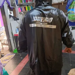 Jas Hujan HOODIE pria dan wanita  Rain Coat Dewasa Bahan Tebal, Kuat dan Waterproof