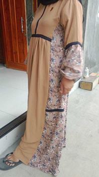 Product Review of VANVEN - Kaila Dress Gamis 2025 Model Baru Elegan Simple Baju Gamis Lebaran 2025 Idul Fitri Remaja Aesthetic Airflow Crinkle from R**n 1