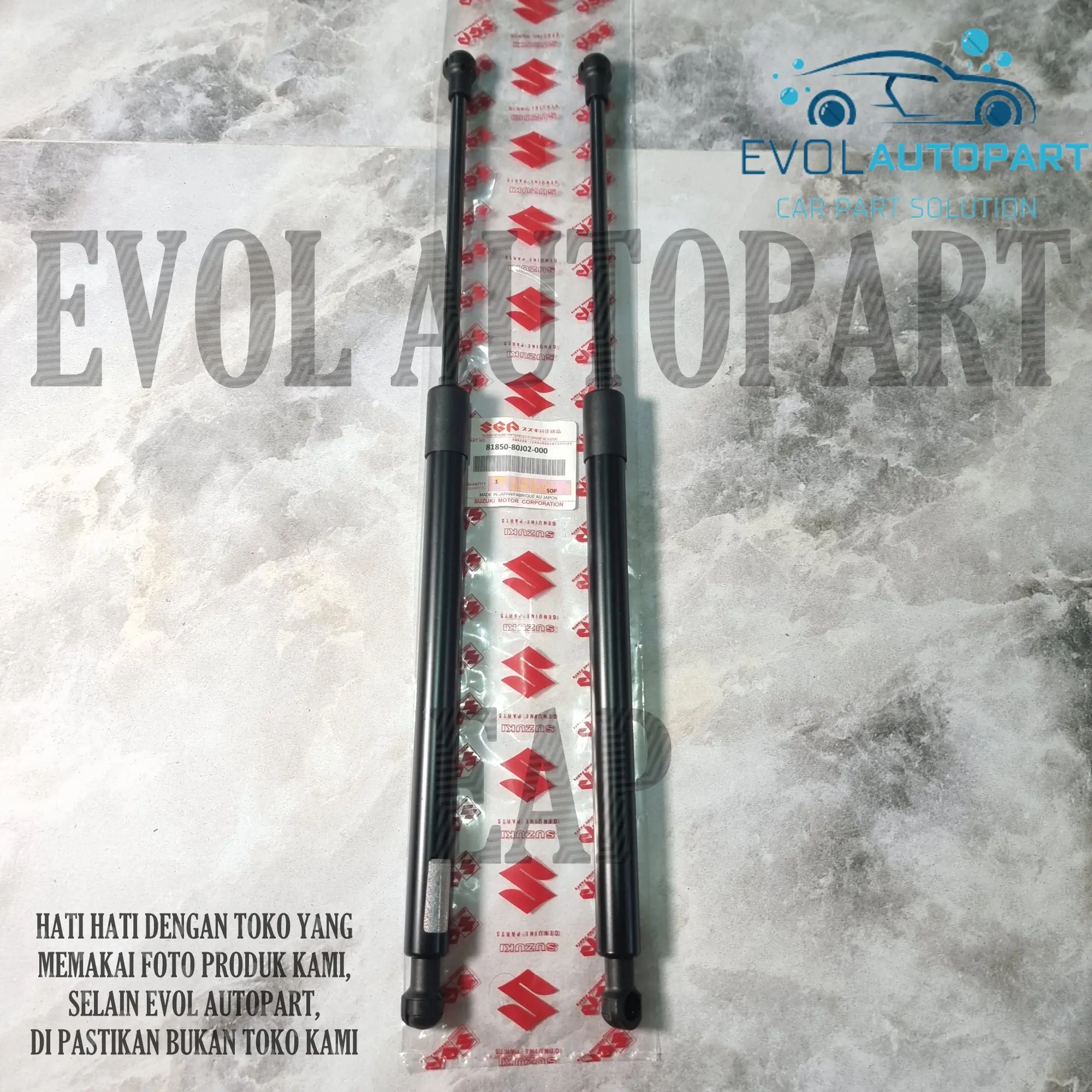Shock Bagasi Hidrolik Pintu Belakang SX4 X-OVER 1Set P/N 81850-80J02-000