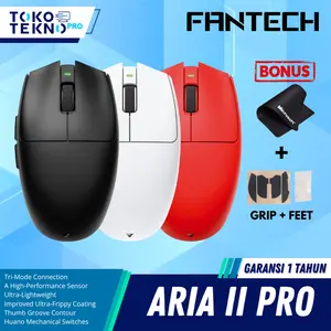 Fantech ARIA II XD7 / XD7E / XD7-E Gen 2 Wireless 3in1 Mouse Gaming Rechargeable Bluetooth 2.4GHz Wired