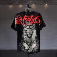 Gambar KAOSBOS.ID -  Kaos Pria Lengan Pendek Premium Heavyweight T-Shirt Combed Tebal Dingin - Hitam Cakar Singa, S dari KAOSBOSID Kota Tasikmalaya 3 Tokopedia