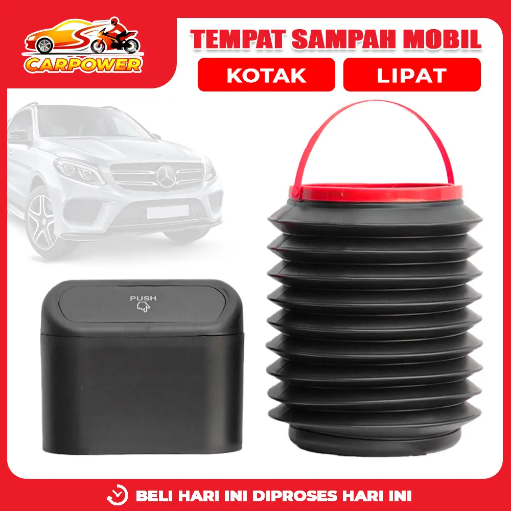 Tempat Sampah Mobil Berbagai Tipe Model Wadah Serbaguna Multifungsi Mudah Dipasang