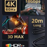 Gambar Kabel HDMI Male to Male 2.0 Ultra HD 4K 60Hz UHD 1080p HDR ARC High Speed 18Gbps Exclusive Series - 1M dari XLink Surabaya Kota Surabaya 2 Tokopedia