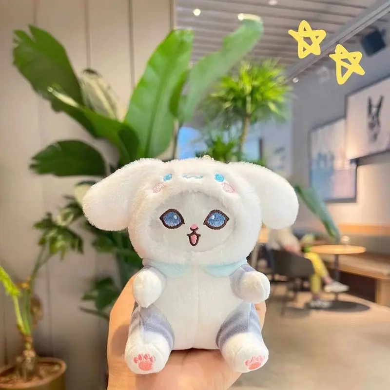 Gantungan Kunci Boneka Mofusan Kucing Cat Bando Sanrio Lucu Keychain Plush Bagcharm Ganci Lucu Gantungan Hiasan Tas Unik 2