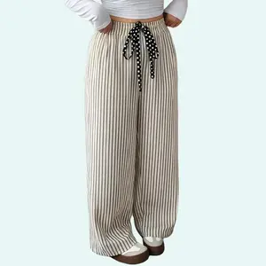 Celana Kulot Anak Tanggung Umur 7-12 Tahun Motif Salur Kain Melar Adem Nyaman Buat Anak