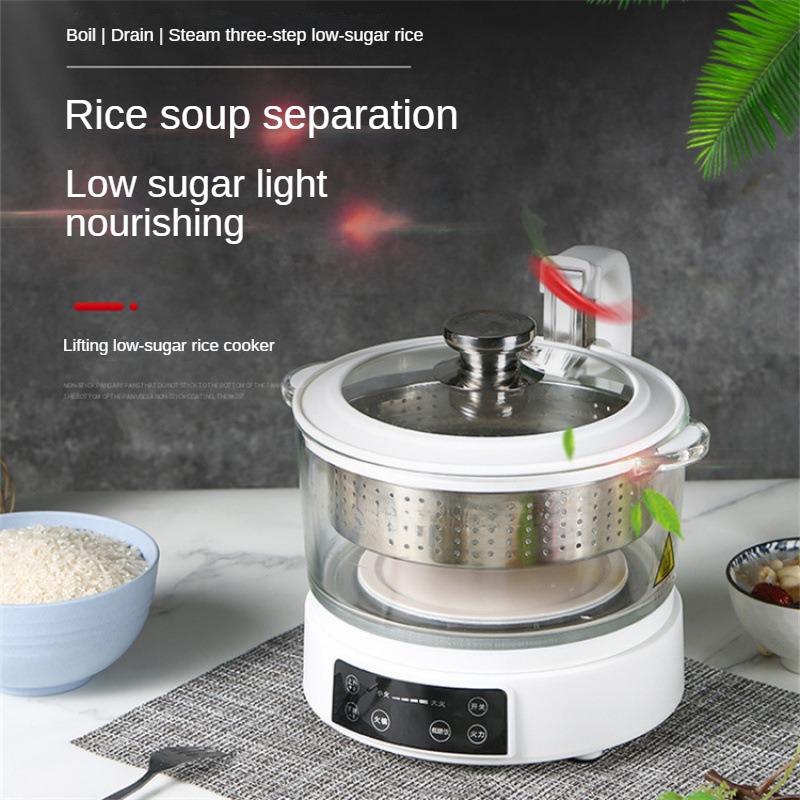 Hot Rice Filter Intelligent Lifting Rice Cooker Rice Soup Separation Filter Stainless ...