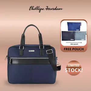 Phillipe Jourdan Leonell Tas Selempang Pria Blue (Canvas)