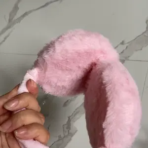 Earmuff Foldable Penutup Telinga Anak Dewasa Polos Bulu Anti Bising / Ear Muff Lembut Bisa Dilipat