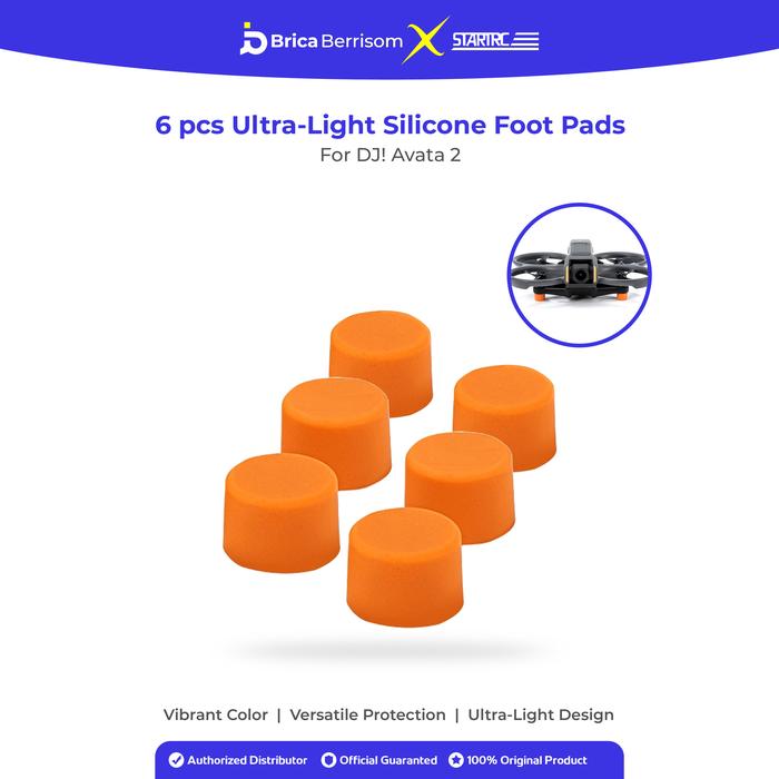 Gambar STARTRC Silicone Foot Pad For DJI Avata 2 Silikon Landing Gear Pads Bantalan Karet Kaki Camera Drone Accessories Aksesoris dari Brica Berrisom Kab. Tangerang Tokopedia