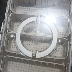 Kontainer Kulkas Tempat Penyimpanan Makanan Dengan Saringan dan Tutup Transparan Penutup penyegelan SN-0013  Wadah bAHAN Plastik PP 5