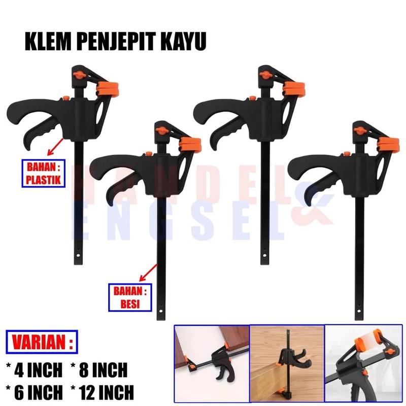 Klem F Clamp Alat Penjepit Kayu 2