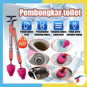 Plunger Pompa WC Penyedot Pompa WC Mampet Drain Buster - Solusi Cepat WC Tersumbat dengan Harga Diskon pembersih toilet
