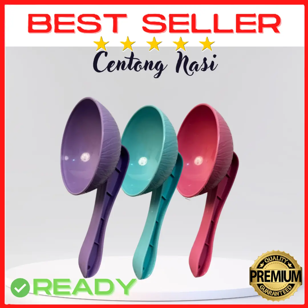 Centong Sendok Cetakan Nasi Bulat Setengah Lingkaran Anti Lengket Bento Centong Nasi Padang MBG