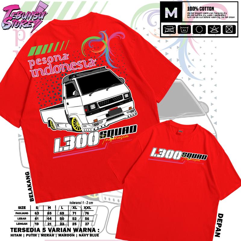 KAOS L300 SQUAD / VOL 02 / KAOS KEREN PICKUP / BAHAN CATTON COMBED 30S SABLON PLASTISOL / DTF / T-SHIRT DISTRO PRIA DAN WANITA / FREE ONGKIR / BAJU SANTAI / KAOS OBLONG / ATASAN PRIA / MOTIF VECTOR / BISA COD 2
