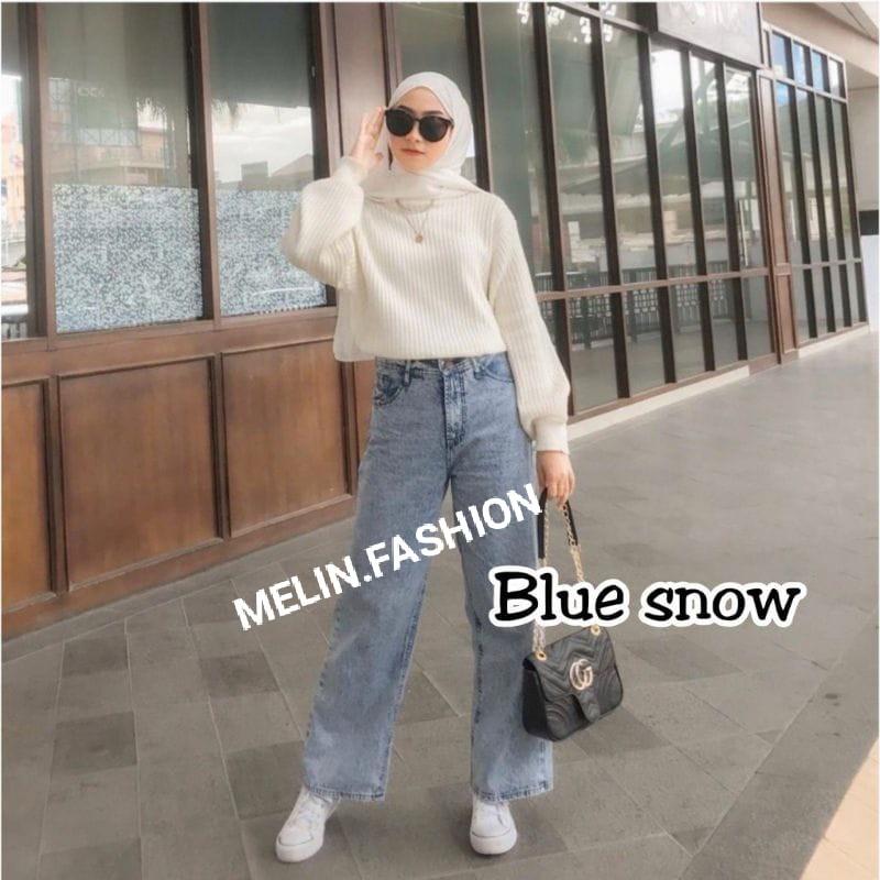 Product Introduction of KULOT JEANS HIGHWAIST/ CULLOOTE JEANS MOZZA Wanita Panjang 5