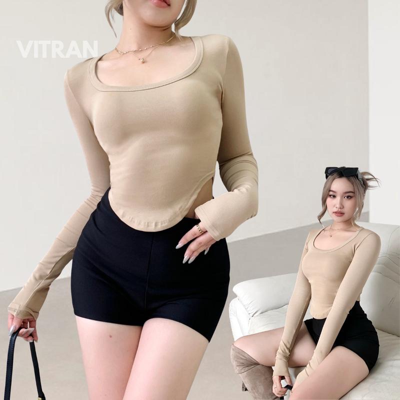 VITRAN BOUTIQUE Quần Short Idol Dance Kpop Lưng Cạp Cao Jennie Blackpink Lisa Bảo Hộ Ôm Dáng Thun Cotton Xịn Trơn Basic Cơ Bản Đơn Giản Minimal
