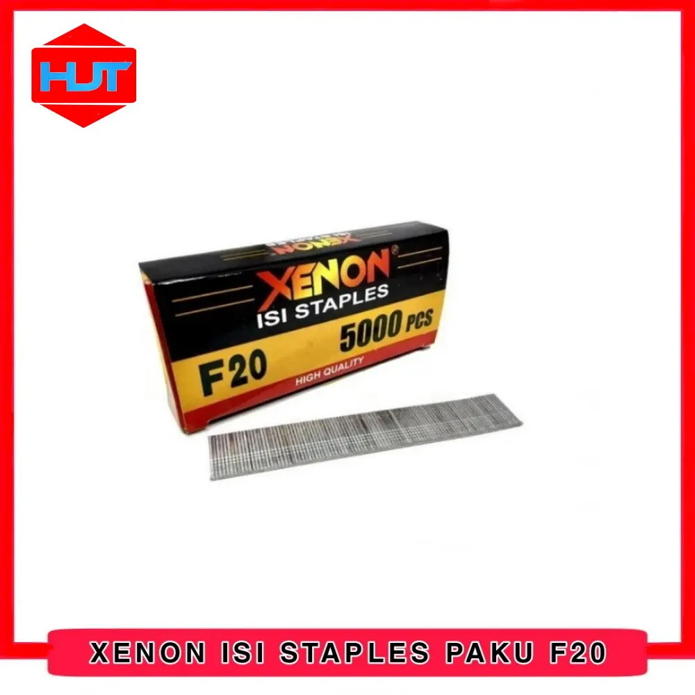 XENON F20 isi Staples Paku Tembak Angin 2cm Lurus Refill Air Nailer