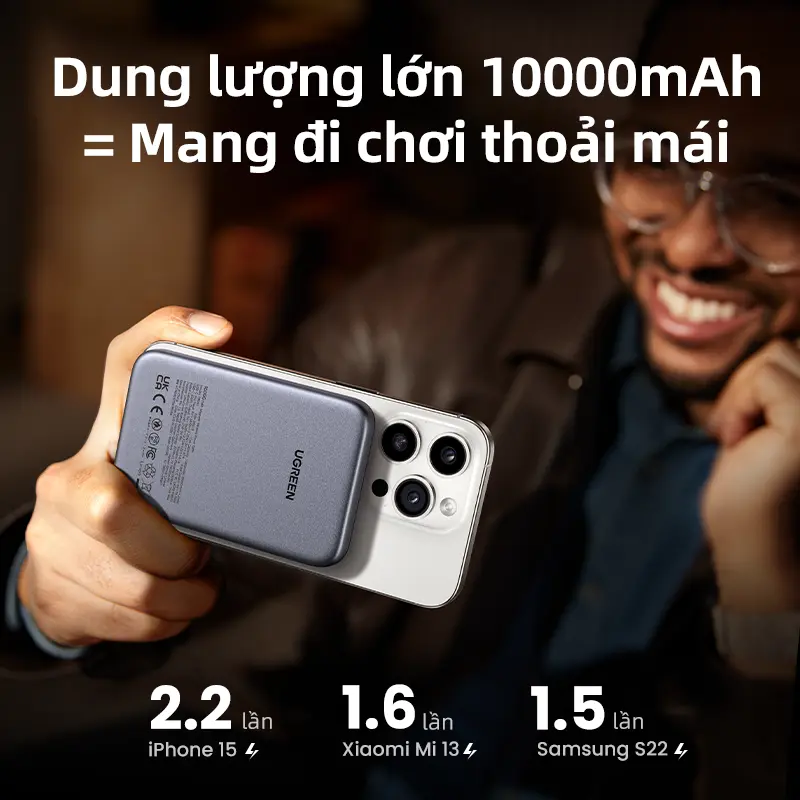 【Free Gift】UGREEN 7.5W Wireless 10000mAh PD20W, Pin Sạc Dự Phòng Không Dây Từ Tính, Sạc Nhanh, Tương Thích iPhone 15/16/17 Pro Max, | BigBuy360 - bigbuy360.vn