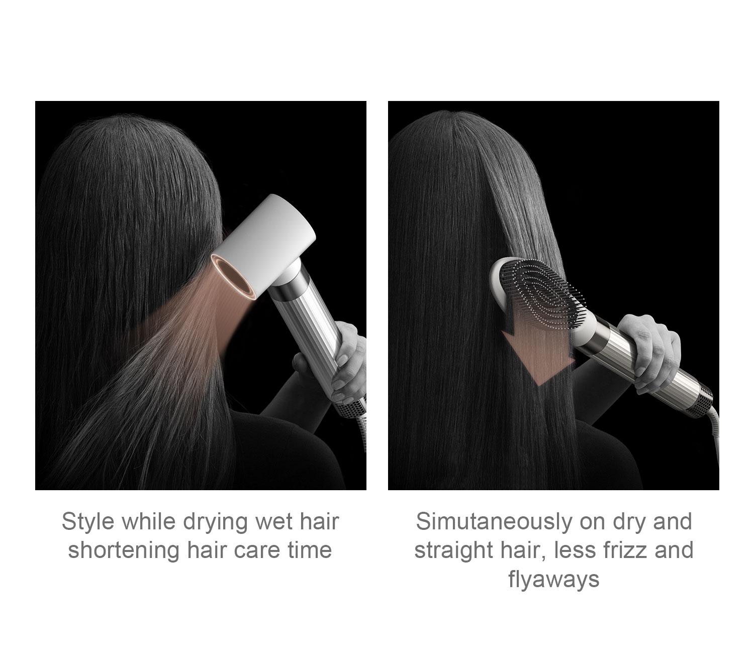 [EXCLUSIVE] Airbot Aria HyperStyler High Speed Hair Dryer & Multi Hair Styler | Auto Wrap Curler | Volumising Hair Tool Brush | Airwrap Curler | Sisir Rambut & Hair Styling Box Premium | Rambut Kering & Curly dengan Instan