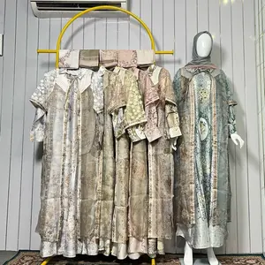 Gamis Pesona OMG By Geri Busye Set Outer Plus Hijab