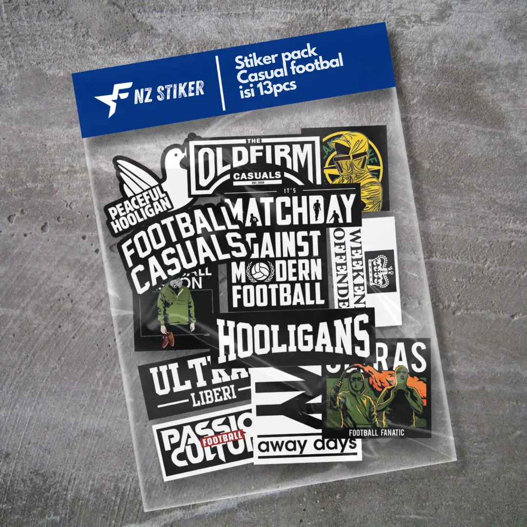 STIKER CASUAL FOOTBAL,HOLIGANS,ULTRAS, ISI 13pcs - ANTI AIR, STIKER HELM, LAPTOP, CASE HP VOL 11