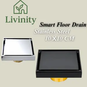 Smart Floor Drain Stainless Steel SUS 304 Saringan Got