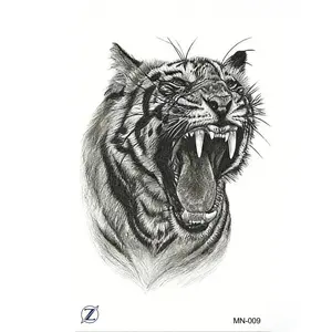 (SEMI PERMANEN) ZARIL TATO FRUIT INK SERI MN 009 MACAN MERAUNG size 18x11cm Tato Temporer Waterproof