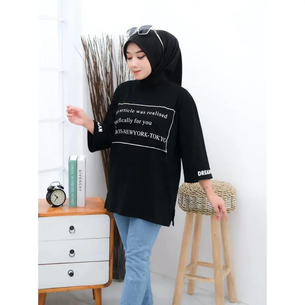 KAOS OVERSIZE ATASAN SWEATER WANITA TERBARU